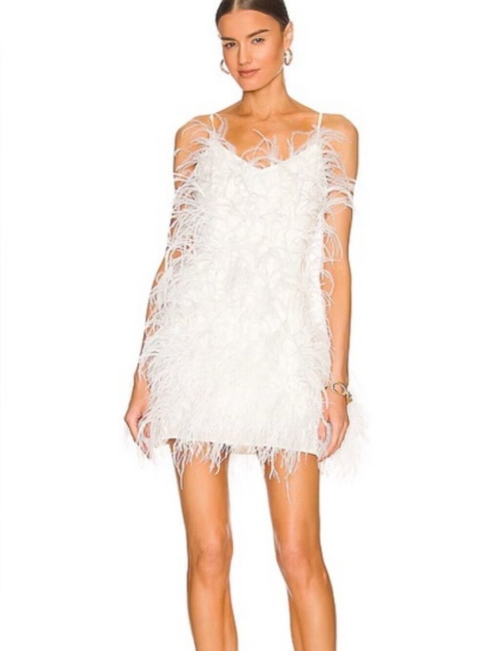 Cult Gaia Zariah Feather Dress